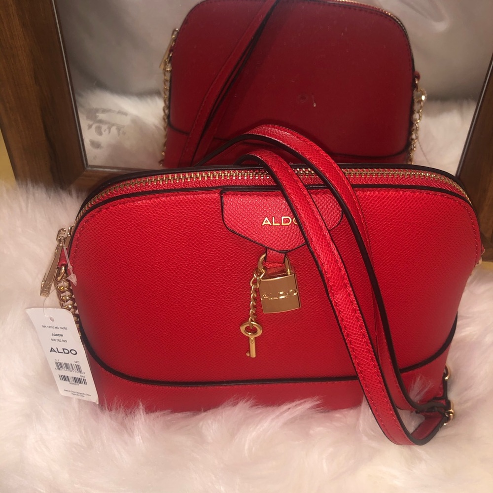 Red Aldo Crossbody bag